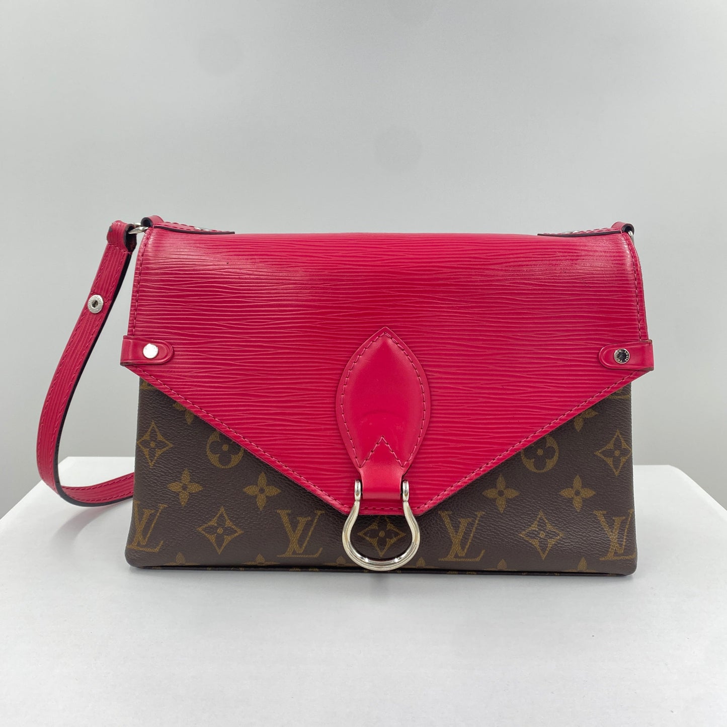 LOUIS VUITTON サンミシェル モノグラム×エピ M43578 ピンク