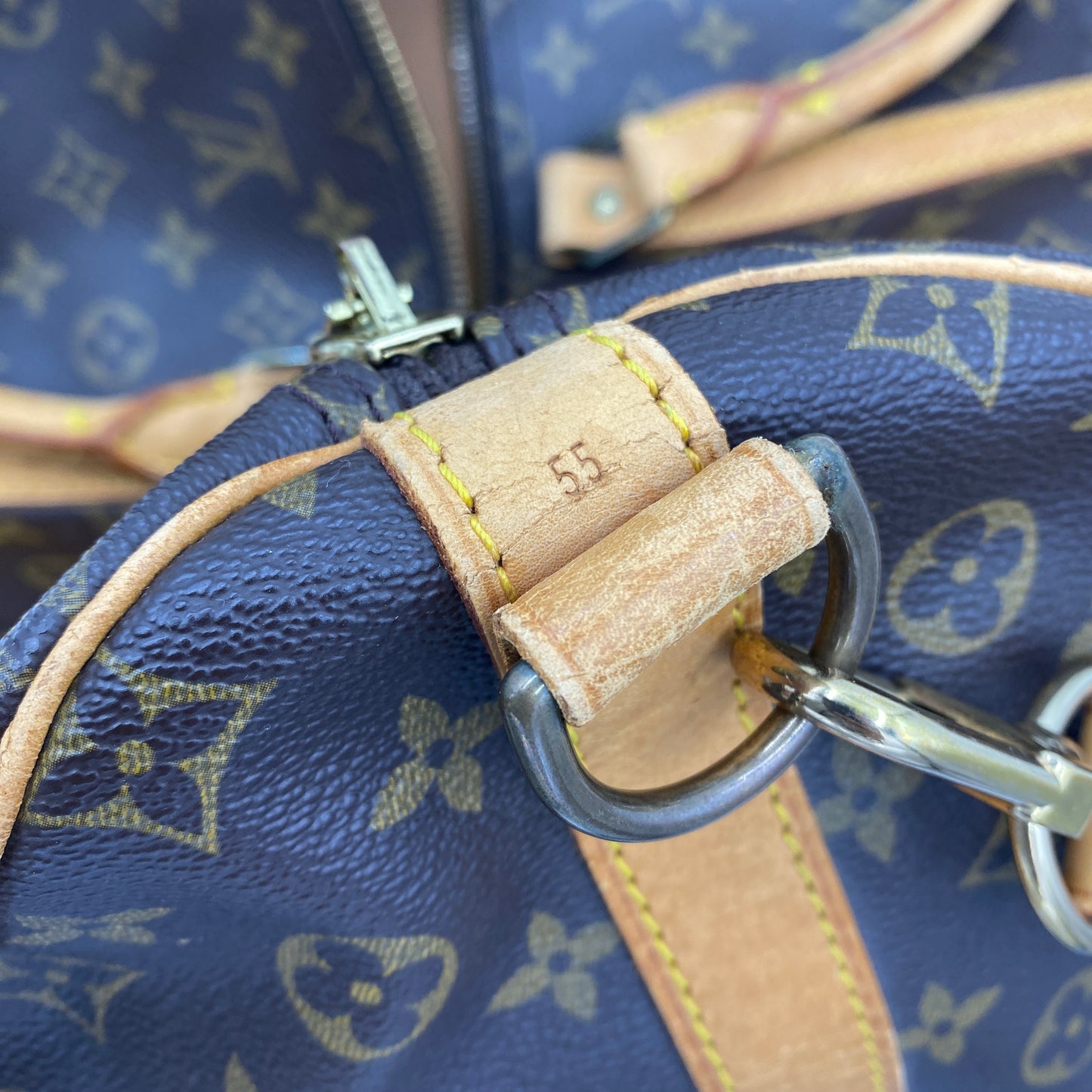 LOUIS VUITTON モノグラム キーポル55 バンドリエール M41414 ボストンバッグ